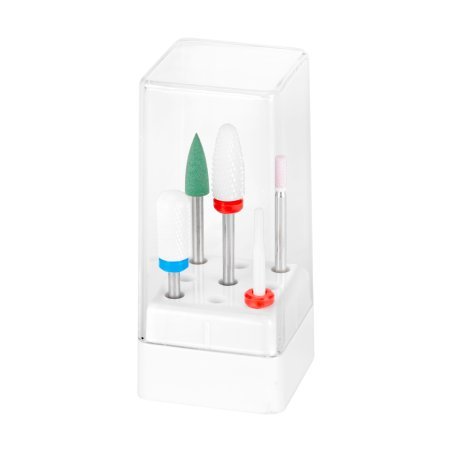 Manicurefreesbitset EXO Mani Mix met keramische en zandsteenfrezen voor manicure, pedicure en nagelstyling in de salon