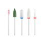 Manicurefreesbitset EXO Mani Mix met keramische en zandsteenfrezen voor manicure, pedicure en nagelstyling in de salon