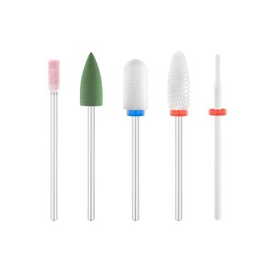 Manicurefreesbitset EXO Mani Mix met keramische en zandsteenfrezen voor manicure, pedicure en nagelstyling in de salon