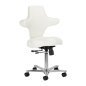 Professionele cosmetische stoel Azzurro Special 152 wit voor beautybehandelingen, massage en podologie in de salon