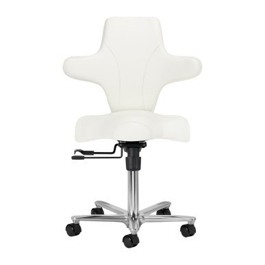 Professionele cosmetische stoel Azzurro Special 152 wit voor beautybehandelingen, massage en podologie in de salon