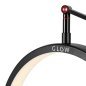 Professionele behandellamp voor tafelblad GLOW MX3 zwart voor salon en beautypraktijk met gelijkmatige verlichting