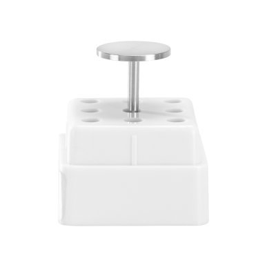 Stalen pododiscdrager EXO 15 mm voor professionele freespedicure en podologische voetverzorging met wegwerpschuurpads in salons