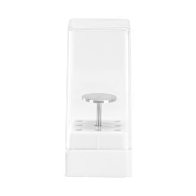 Stalen pododiscdrager EXO 15 mm voor professionele freespedicure en podologische voetverzorging met wegwerpschuurpads in salons
