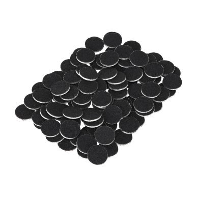 Schuurpads voor pododisc EXO 15 mm korrel 120, 100 stuks, zelfklevend voor professionele pedicure en podologie