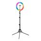 Professionele ringlamp GLOW 13 inch BSC RGB 10 W met statief voor salon, studio, beautypraktijk en contentwerkplek