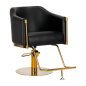 Hairdressing chair Burgos black gold Hairdressing chair Burgos black gold
