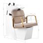 Professionele kapperswasunit Gabbiano Porto-GM beige voor wassen, kleuren en verzorgende behandelingen in de salon Professionele kapperswasunit Gabbiano Porto-GM beige voor wassen, kleuren en verzorgende behandelingen in de salon