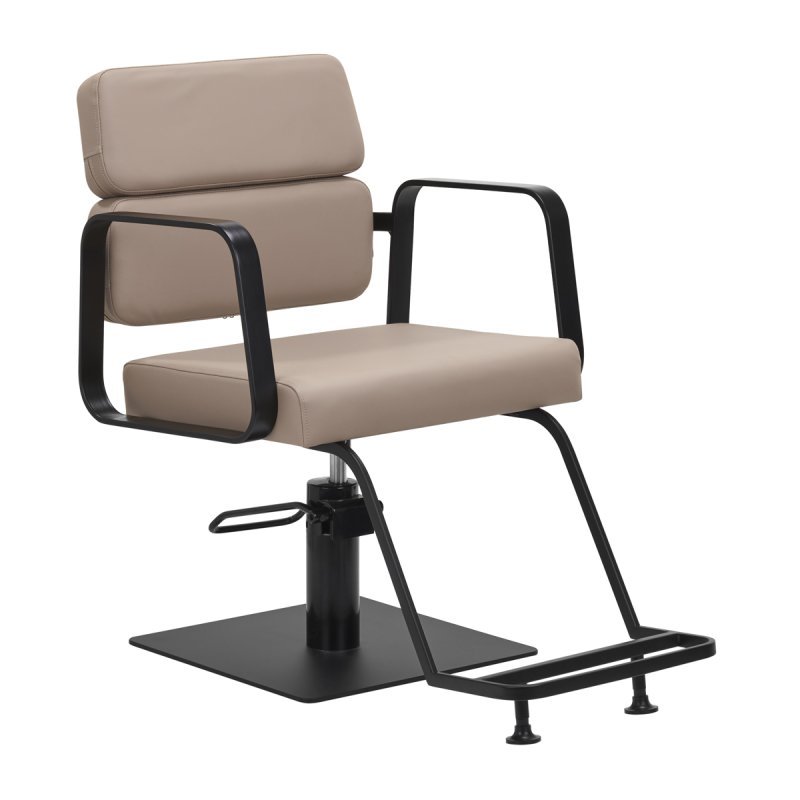 Gabbiano Porto-BM hairdressing chair black beige
