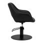 Hairdressing chair Gabbiano Morena Black