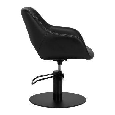 Kappersstoel Gabbiano Morena zwart voor professionele salons, barbershops en comfortabel knippen, kleuren en stylen