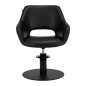 Kappersstoel Gabbiano Morena zwart voor professionele salons, barbershops en comfortabel knippen, kleuren en stylen