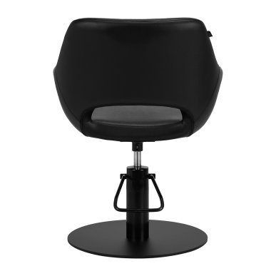 Kappersstoel Gabbiano Morena zwart voor professionele salons, barbershops en comfortabel knippen, kleuren en stylen