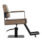 Hairdressing chair Gabbiano Modena old Brown Hairdressing chair Gabbiano Modena old Brown