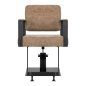 Hairdressing chair Gabbiano Modena old Brown Hairdressing chair Gabbiano Modena old Brown