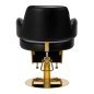 Friseurstuhl Gabbiano Linz NQ gold-schwarz Friseurstuhl Gabbiano Linz NQ gold-schwarz