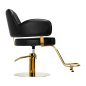 Friseurstuhl Gabbiano Linz NQ gold-schwarz Friseurstuhl Gabbiano Linz NQ gold-schwarz