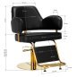 Friseurstuhl Gabbiano Linz NQ gold-schwarz Friseurstuhl Gabbiano Linz NQ gold-schwarz