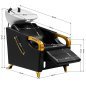Hairdressing wash unit C019G black