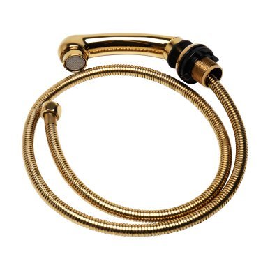Handdouche voor kapperswasunit Gabbiano goud klein, praktisch accessoire voor professioneel gebruik in kapsalon en barbershop