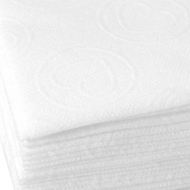 Wegwerp behandel sjaals met witte hartjes 70×40 cm, 20 stuks voor hygiënische bescherming tijdens beautybehandelingen