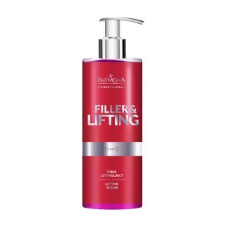 Liftende tonic Farmona Filler & Lifting 500 ml voor professionele gezichtsverzorging en een gladde uitstraling