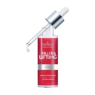 Liftend gezichtsserum Farmona Filler & Lifting 30 ml voor gladheid, stevigheid en professionele anti-aging verzorging