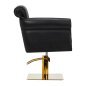 Hairdressing Chair Gabbiano Berlin gold black Hairdressing Chair Gabbiano Berlin gold black