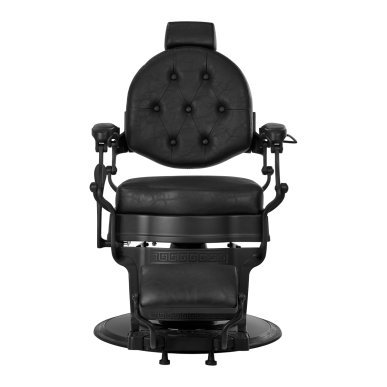 Professionele barberstoel Gabbiano President zwart voor barbershop, herensalon, knippen, scheren en baardstyling