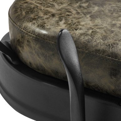 Professionele barberstoel Gabbiano President groen old leather voor knippen, scheren en baardstyling in barbershop