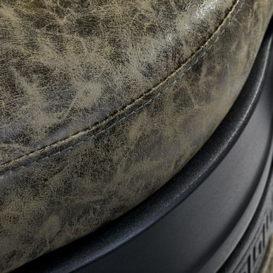Professionele barberstoel Gabbiano President groen old leather voor knippen, scheren en baardstyling in barbershop