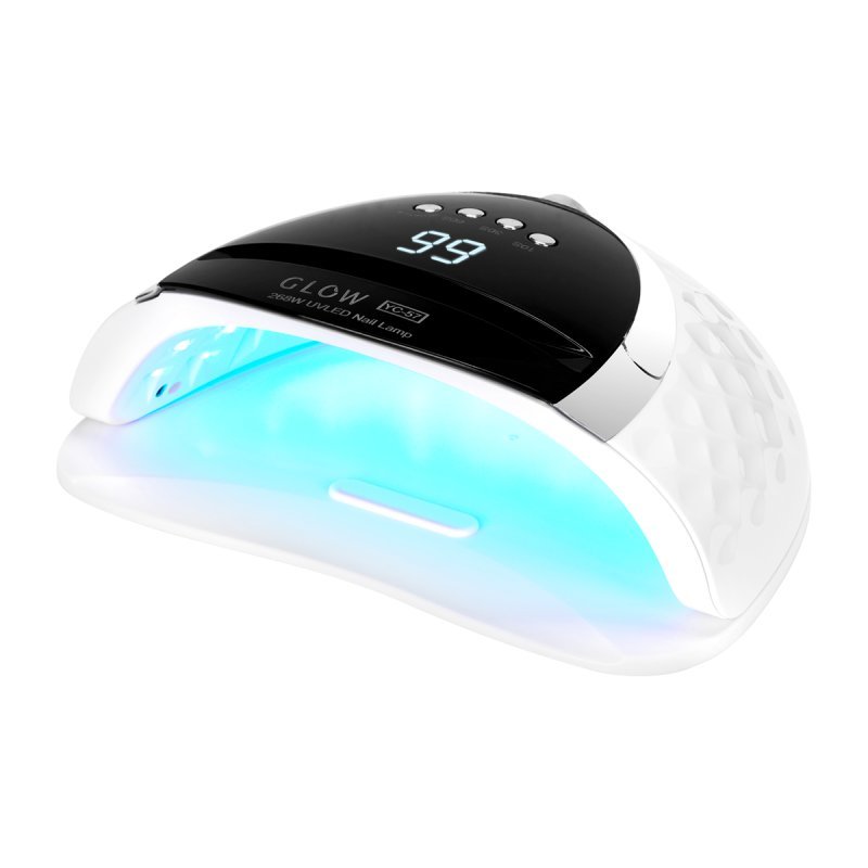 Professionele UV LED nagellamp Glow YC57 268W wit voor manicure, pedicure, gel en hybride nagelstyling in de salon Professionele UV LED nagellamp Glow YC57 268W wit voor manicure, pedicure, gel en hybride nagelstyling in de salon