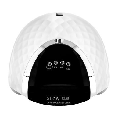 Professionele UV LED nagellamp Glow YC57 268W wit voor manicure, pedicure, gel en hybride nagelstyling in de salon