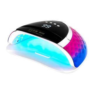 UV LED-nagellamp Glow YC57 RN blauw-roze 268W voor professionele manicure, pedicure en gel- en hybride styling