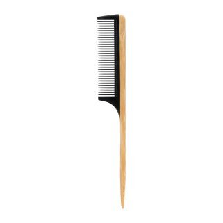 Bamboe kapperskam Loft NN-09 met handgreep voor professioneel kammen, stylen en haarverdeling in salon en thuis, 22×3,3 cm