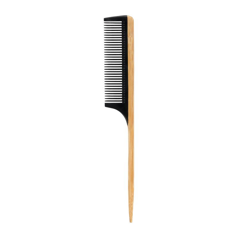 Bamboe kapperskam Loft NN-09 met handgreep voor professioneel kammen, stylen en haarverdeling in salon en thuis, 22×3,3 cm Bamboe kapperskam Loft NN-09 met handgreep voor professioneel kammen, stylen en haarverdeling in salon en thuis, 22×3,3 cm