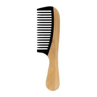 Bamboe kapperskam Loft NN-09 19,3×5,4 cm voor dagelijks kammen, stylen en haarverdeling voor professioneel gebruik in salon en