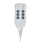 Elektrische cosmetische stoel Azzurro 891 wit met 3 motoren voor beauty, podologie, massage en fysiotherapie
