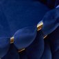 Cosmetische stoel 4Rico QS-GW06G donkerblauw voor make-up, beautysalons, recepties en comfortabele behandelingen