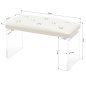 Manicure armsteun Momo Diamond ecru voor professioneel salonwerk, comfortabele handondersteuning en een verzorgde werkplek Manicure armsteun Momo Diamond ecru voor professioneel salonwerk, comfortabele handondersteuning en een verzorgde werkplek