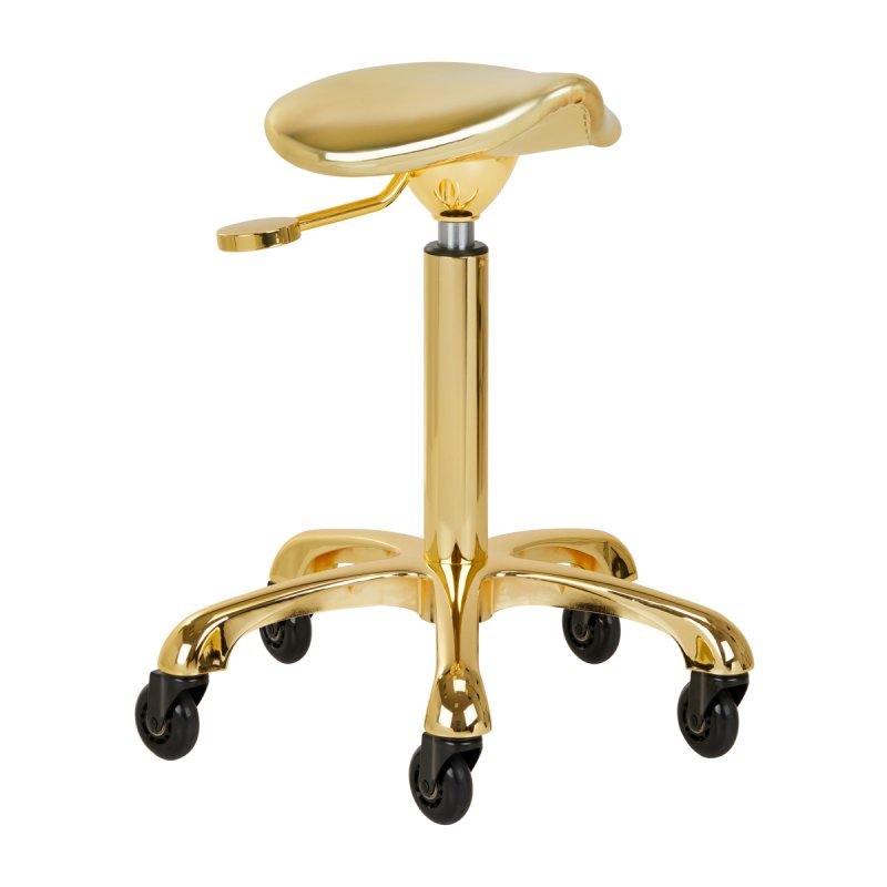 Cosmetische werkkruk Gabbiano Fine Gold goud voor schoonheidssalon, kapsalon, podologiepraktijk en beautystudio