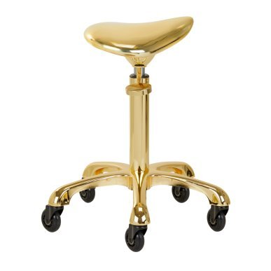 Cosmetische werkkruk Gabbiano Fine Gold goud voor schoonheidssalon, kapsalon, podologiepraktijk en beautystudio