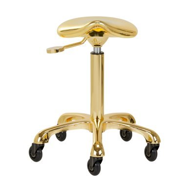 Cosmetische werkkruk Gabbiano Fine Gold goud voor schoonheidssalon, kapsalon, podologiepraktijk en beautystudio