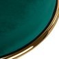 Professionele draaistoel 4Rico QS-GW01G groen voor beautysalon, receptie en make-up met zithoogte 41-57 cm