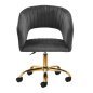 Professionele draaistoel 4Rico QS-OF212G grijs met verstelbare zithoogte voor beauty- en kapsalon, receptie en make-up Professionele draaistoel 4Rico QS-OF212G grijs met verstelbare zithoogte voor beauty- en kapsalon, receptie en make-up