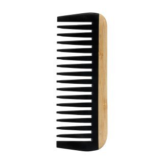 Kapperskam Loft NN-09 van bamboe voor knippen, stylen en sectioneren, 14,5 × 5,5 cm voor professioneel salonwerk