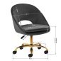 4Rico swivel chair QS-MF18G gray 4Rico swivel chair QS-MF18G gray