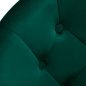 Draaistoel voor schoonheidssalon 4Rico QS-BL12G groen met verstelbare zithoogte voor salon, receptie en beautywerkplek