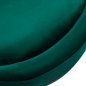Draaistoel voor schoonheidssalon 4Rico QS-BL12G groen met verstelbare zithoogte voor salon, receptie en beautywerkplek