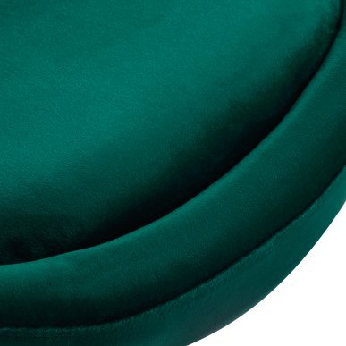 Draaistoel voor schoonheidssalon 4Rico QS-BL12G groen met verstelbare zithoogte voor salon, receptie en beautywerkplek